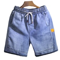 new stretch denim cargo shorts men fashion straight casual youth street trend jeans shorts male plus size clothing 6xl 7xl