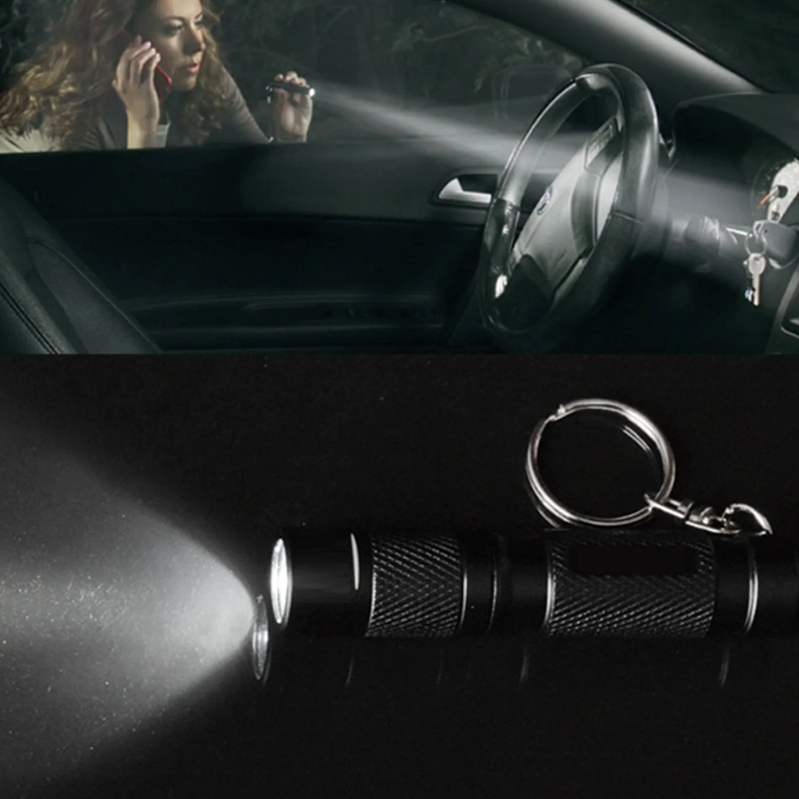 

Миниатюрная аварийная лампа, многофункциональные фонарики с питанием от аккумулятора и брелоком, водонепроницаемые фонарики для активног...