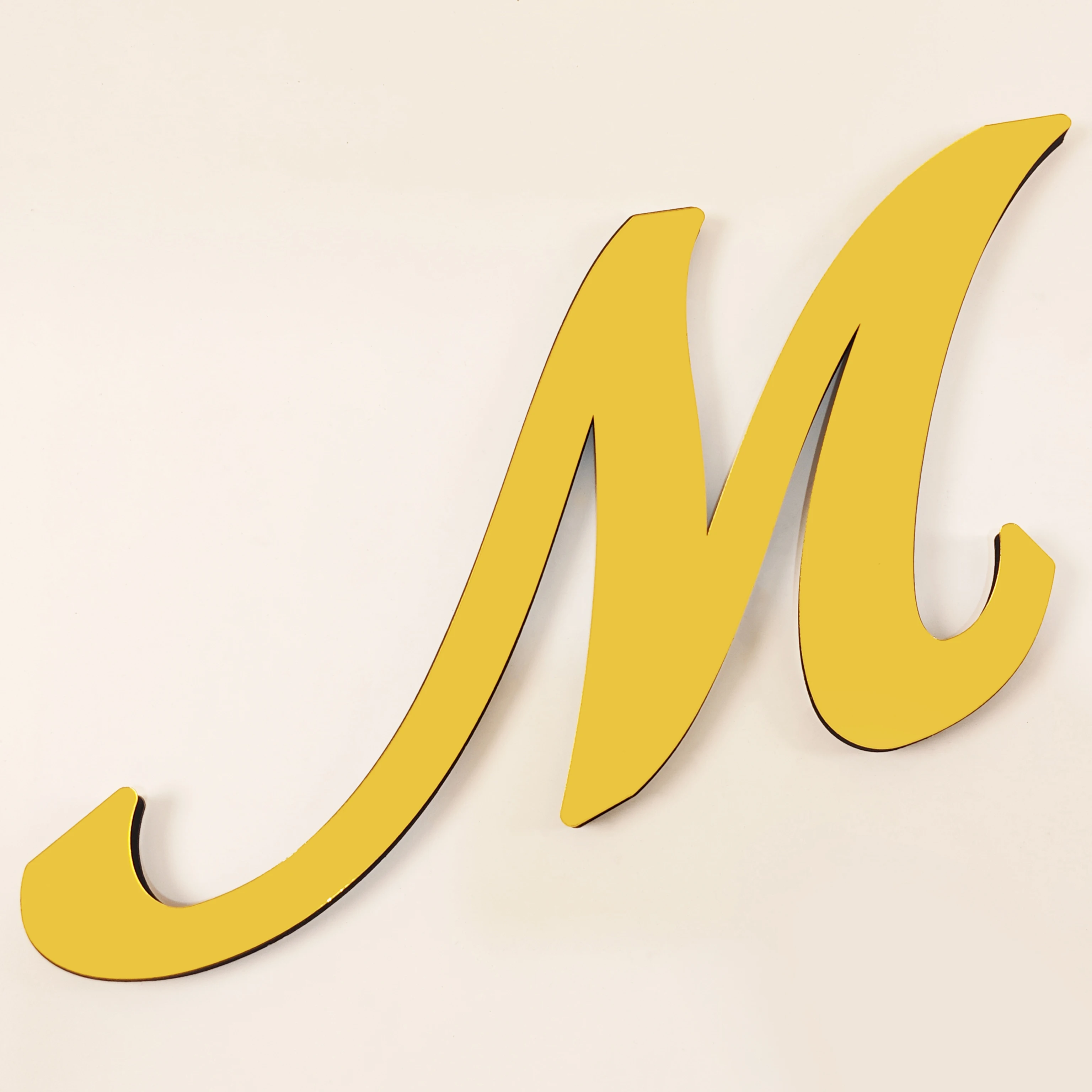 YanTin Золотые 3D зеркальные наклейки на стену