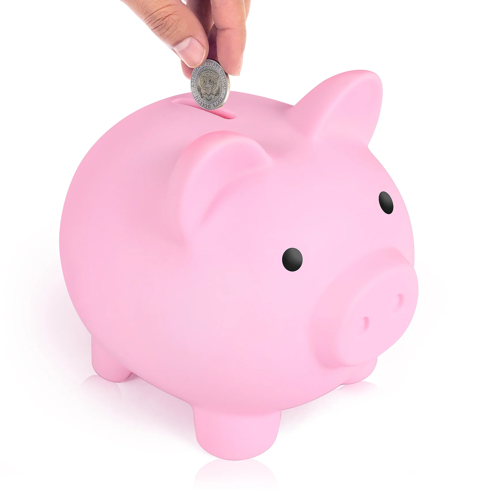 Большая копилка небьющаяся пластиковая банк для монет девочек и мальчиков