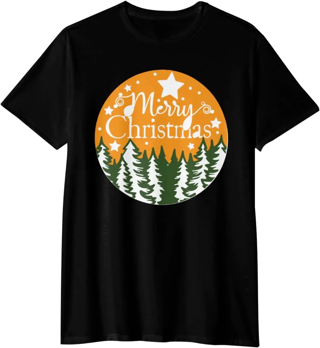 Рождественские футболки для женщин забавные мужские мягкие черные AllBlack с