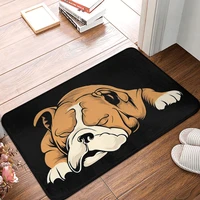 french bulldog pet non slip doormat english bath kitchen mat welcome carpet home pattern decor