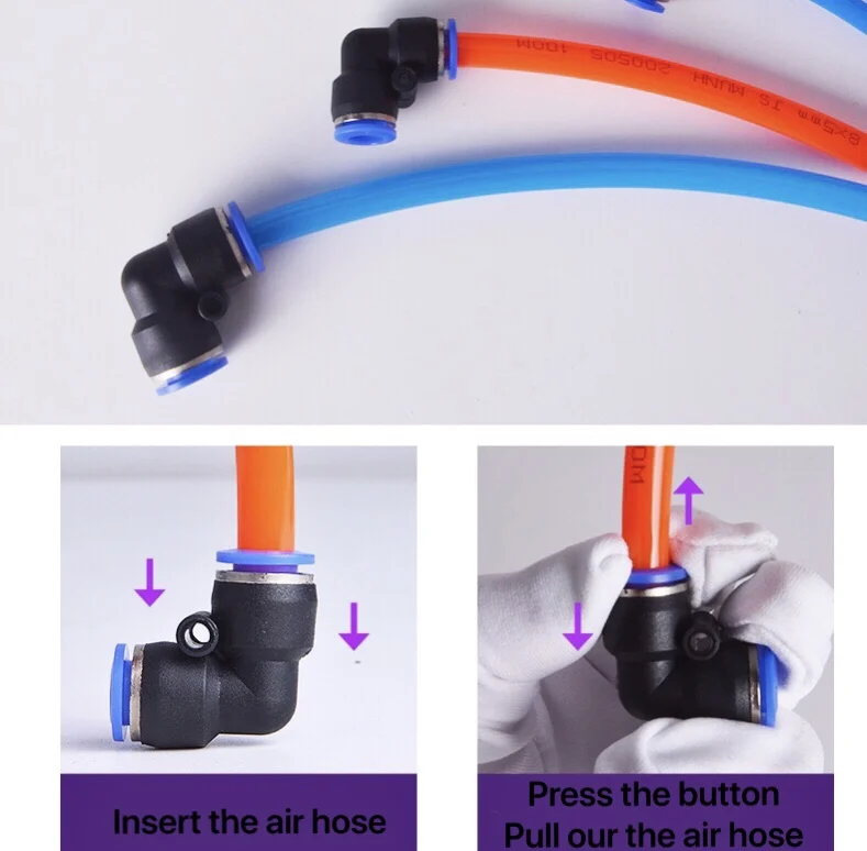 Пневматический Фиттинг PV PVG 1 шт. БЫСТРОРАЗЪЕМНАЯ труба фитинги для воды 4 мм 6 8 10 12