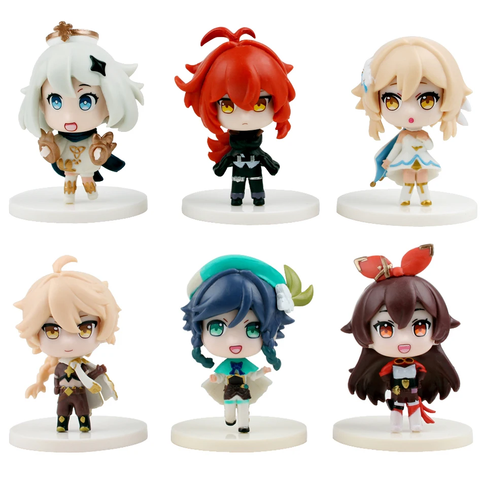 

Фигурка аниме «паймон», 6 шт./компл. Genshin Impact Paimon, фигурка «паймон», Коллекционная модель, куклы, игрушки