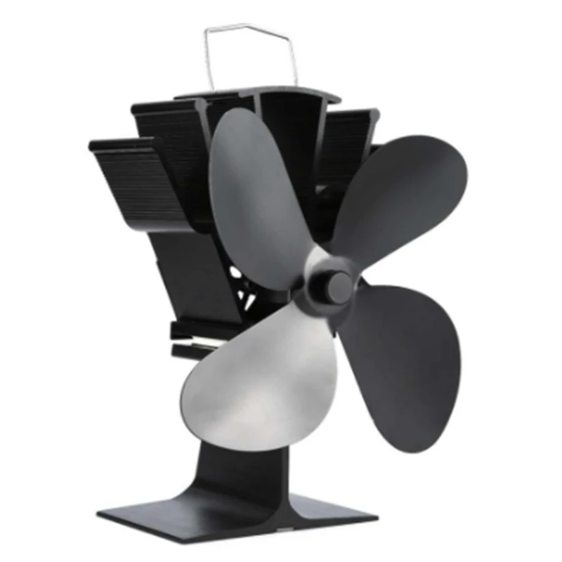

Тепловой мощный семейный вентилятор для дровяной горелки/камина, экологически чистые 4-листные вентиляторы