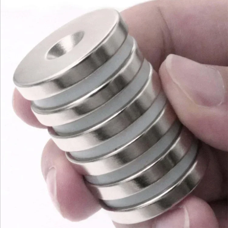 1/2/5/10/15/20 шт. 30x4-5 мм потайной неодимовый магнит с отверстием 5 постоянный NdFeB