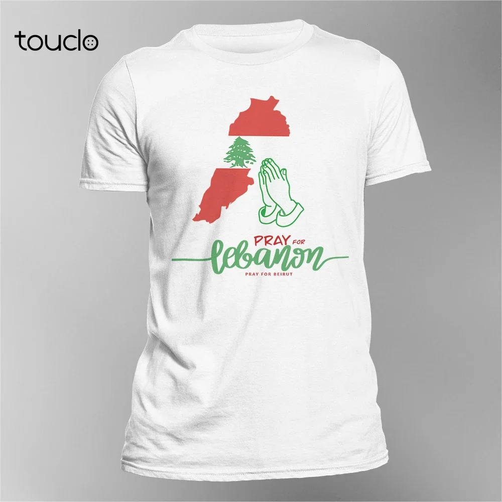 

Мужская футболка с надписью «Молитва за Ливан», Бейрут