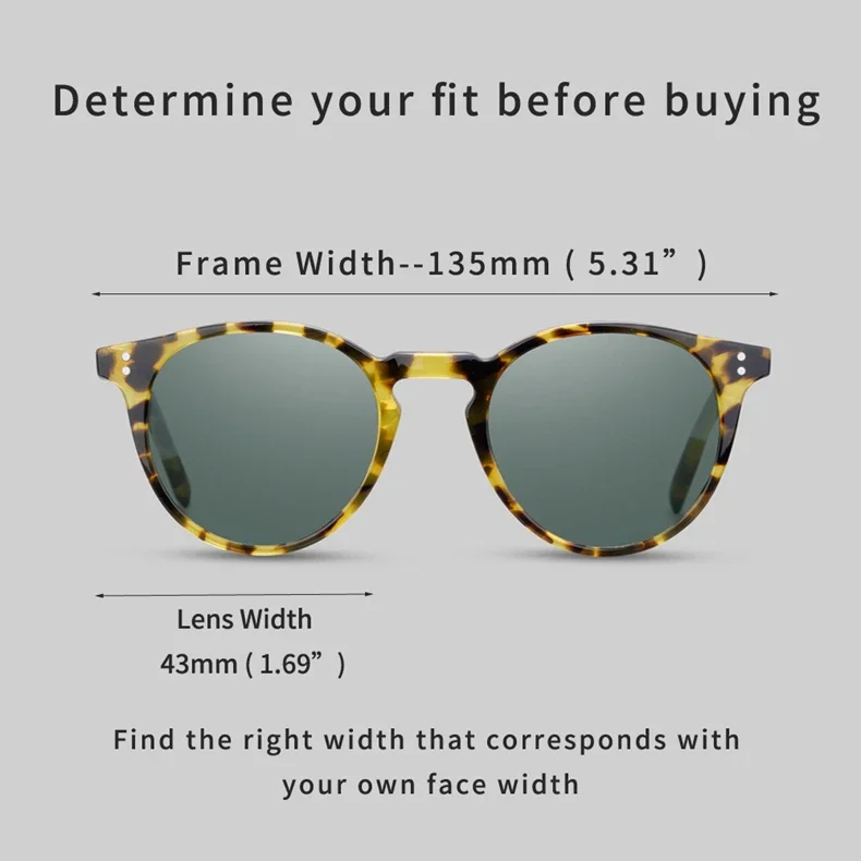 Солнцезащитные очки Gregory Peck женские ацетатные круглые поляризационные винтажные