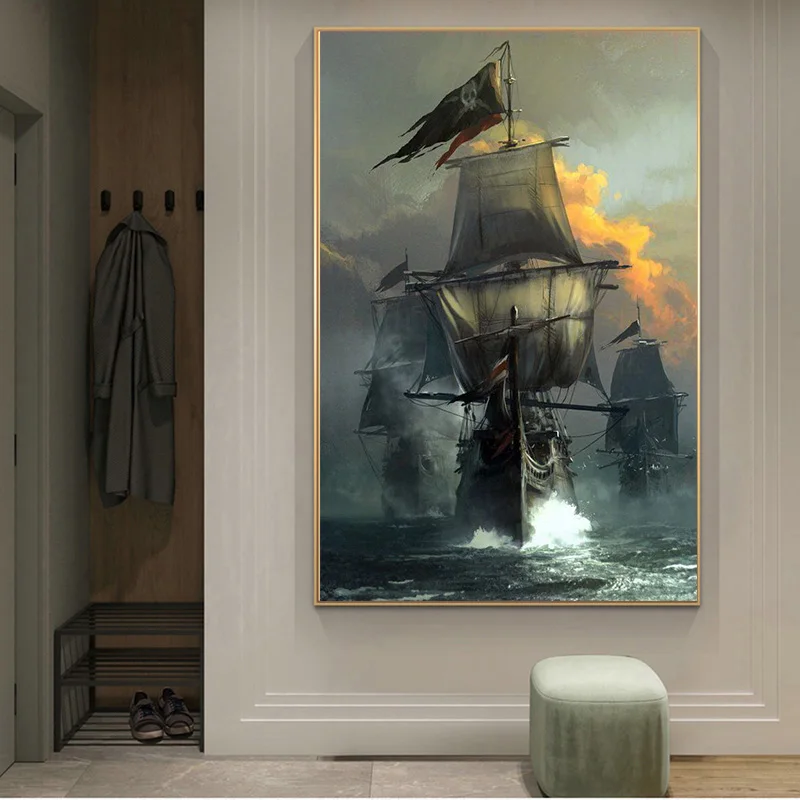 

Diamond Painting Landscape Ship Sailing Sea Boat Diamond Mosaic Cross Stitch Kit Diamond Embroidery Full Square Drill Sale Gift