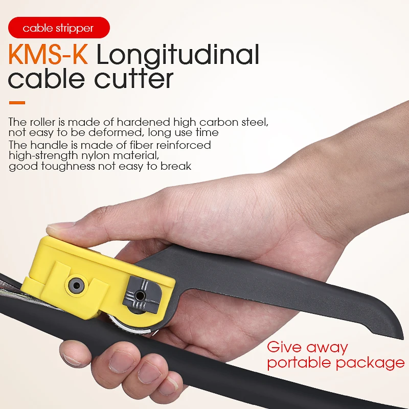 KMS-K Optical Fiber Cable Opener Optical Cable Longitudinal Cable Opener Optical Cable Longitudinal Stripper Stripper