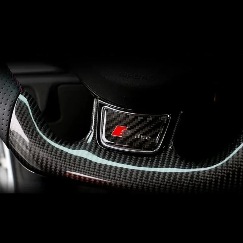 Фото Автоматическая наклейка на руль для Audi Sline RS S3 A7 A1 A5 A4 A3 B7 Q7 TT A6 Q5 B8 Q3 80 R8 A8 C7 B5 Q2 Аксессуары для стайлинга автомобилей №5