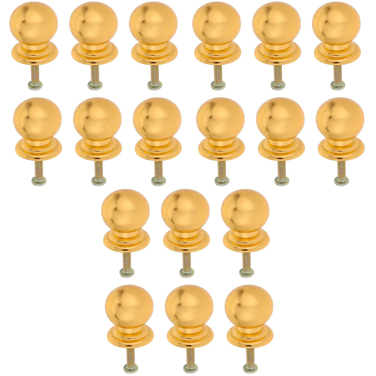 

Knobs Handlescabinet Door Drawercupboard Round Dresser Kitchen Gold Brass Decorative Closet Furniture Handle Alloy Zinc Knob