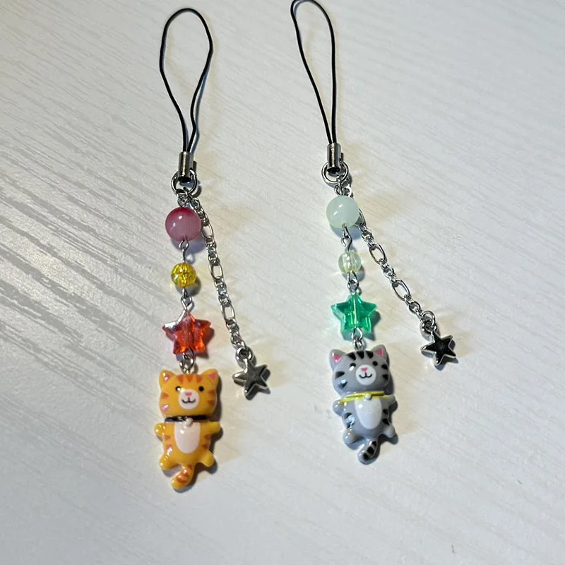 Симпатичные подходящие подвески для телефона в виде кота ручной работы