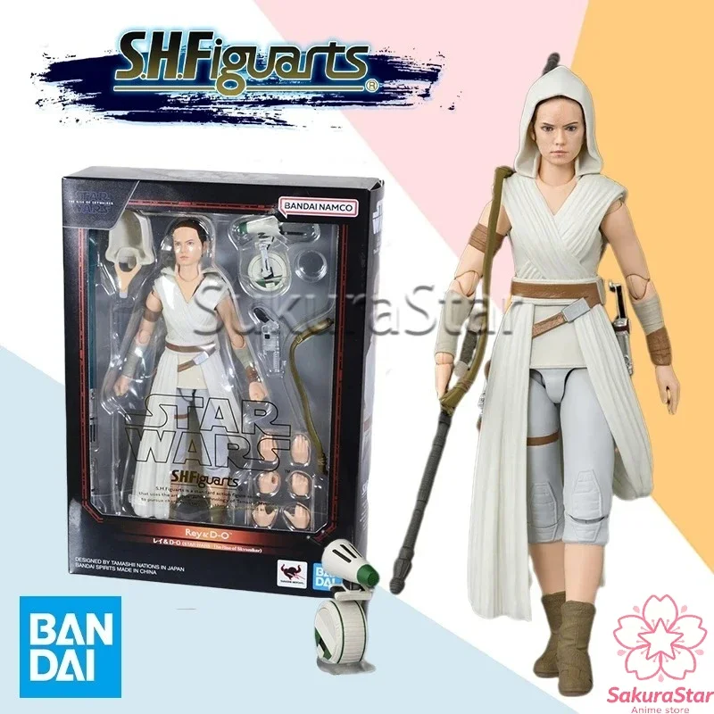Фото В наличии: Коллекционная подвижная фигурка Bandai S.H.Figuarts Star Wars The Rise of Skywalker Rey, готовая к использованию, подарок для детей №2