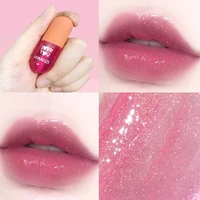 shiny moisturizing lip gloss waterproof non stick long lasting 24 hours does not fade nutritious lips natural gloss lip oil care
