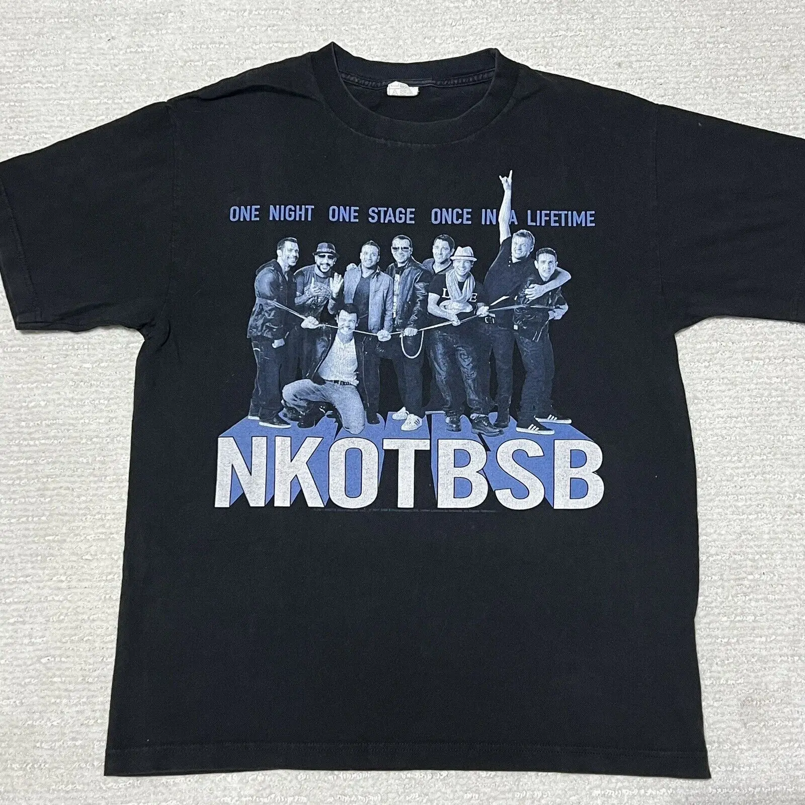 NKOTBSB мужские новые дети на блоке один раз в жизнь Тур 2011 Футболка Размер L