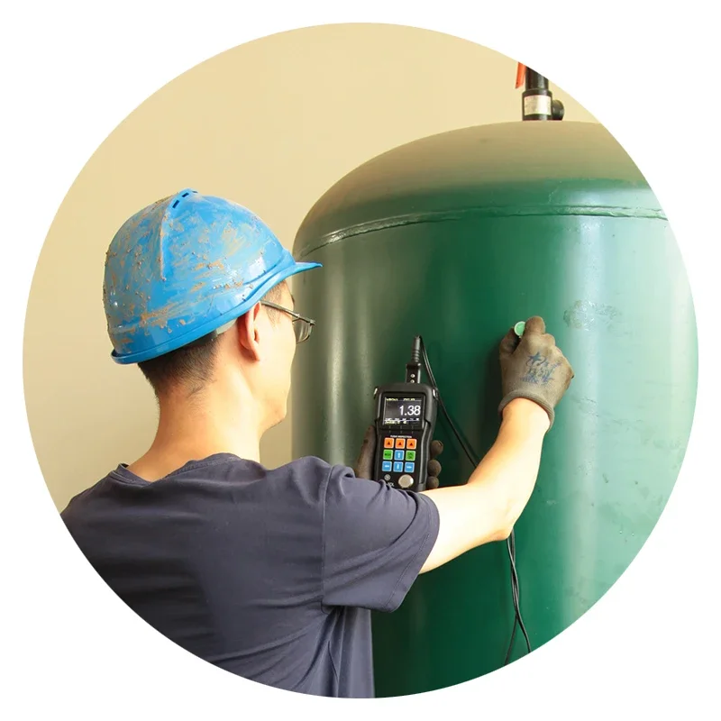 Ультразвуковой толщиномер yushi um5d ab с датчиком tc510