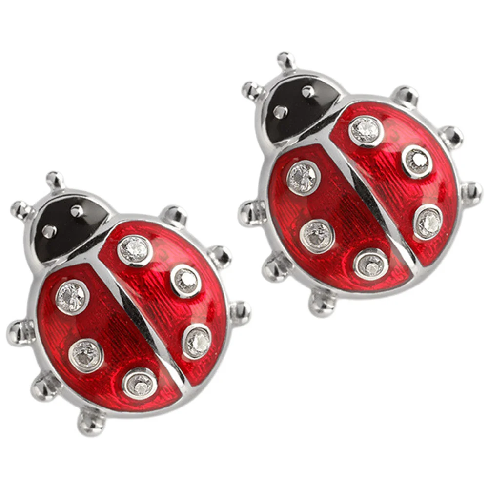Accessories Stud Earrings Studs For Women Statement Girls Woman Ladybug Unique Womens