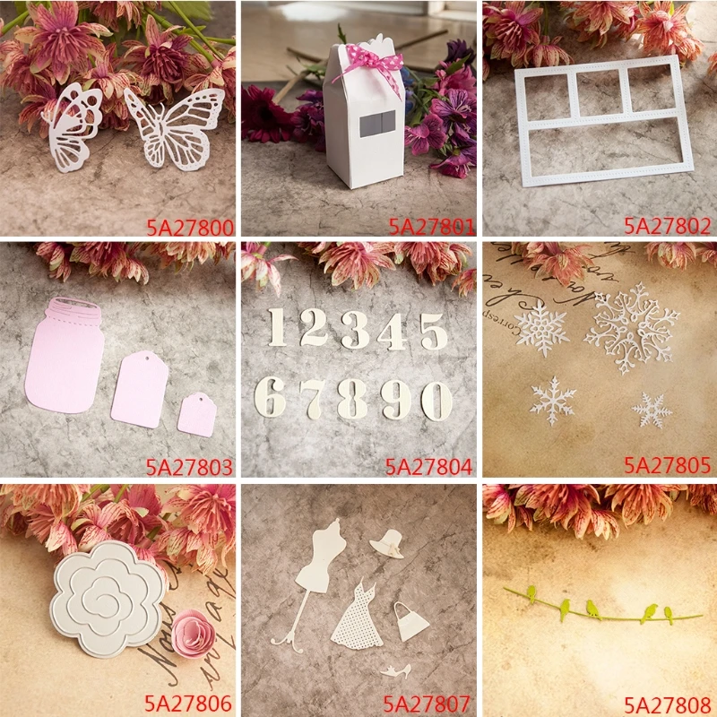 

Пресс-формы в виде цифр, фотобумага, карточка, рукоделие