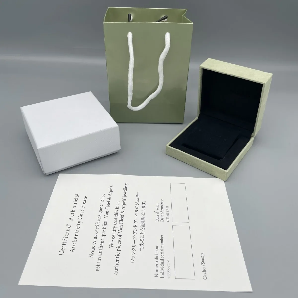 Упаковочная коробка с четырьмя листами клевера универсальное кольцо VCA ожерелье