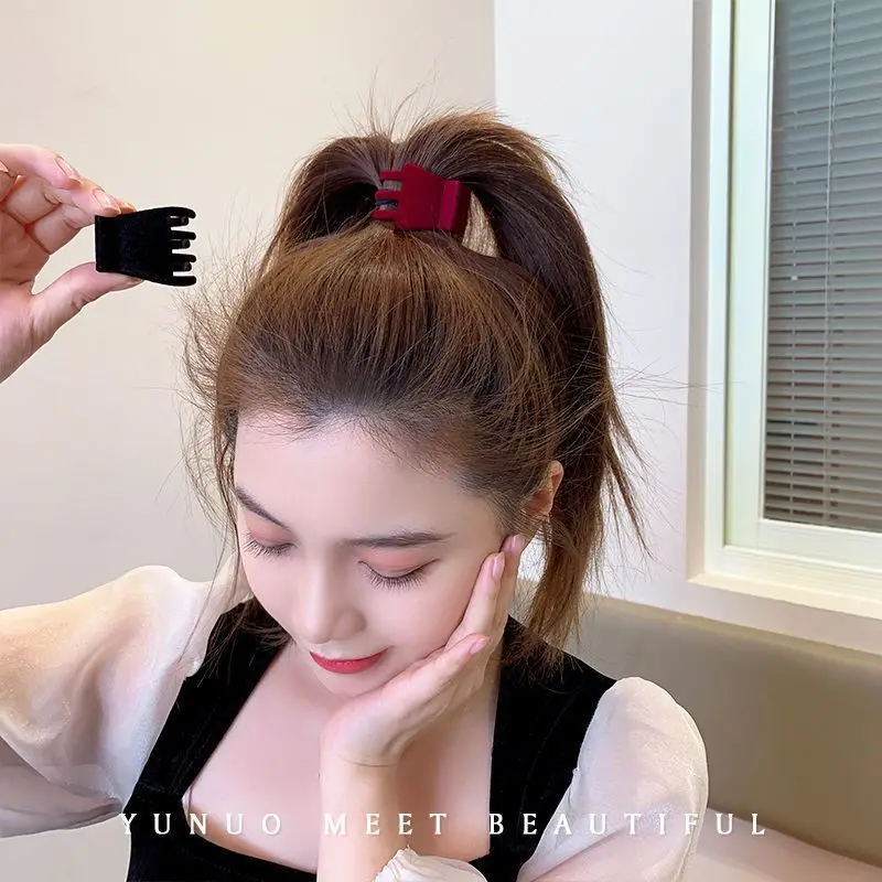 

Solid Color Hair Accessories Elegant Hairpin Temperament All-Match Grasping Clip Girl With Long Hair Refreshing Hairpin