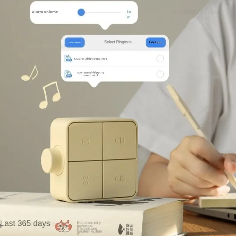 Фото Xiaomi Muid будильник таймер USB зарядка многофункциональный прикроватный регулируемый светильник для спальни умный небольшой блок будильник №4