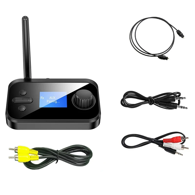 

Bluetooth 5,0 аудио передатчик приемник с микрофоном Стерео оптический коаксиальный AUX разъем 3,5 мм RCA беспроводной адаптер ТВ динамик