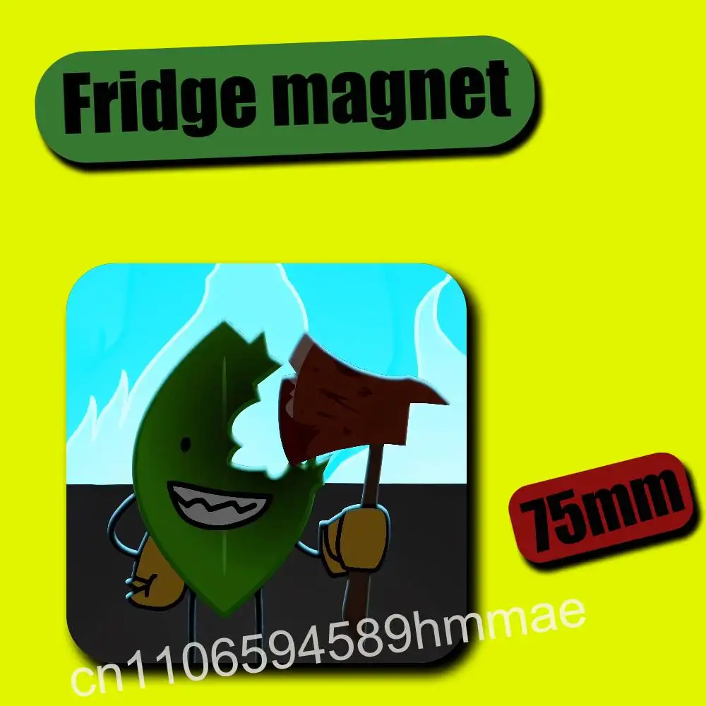 Магниты на холодильник BFDI Battle for Dream Island: металлические магниты для кухни, холодильника, морозильной камеры, шкафа, держатель для карт (art.: 3920db47138dd) - 3920db47138dd