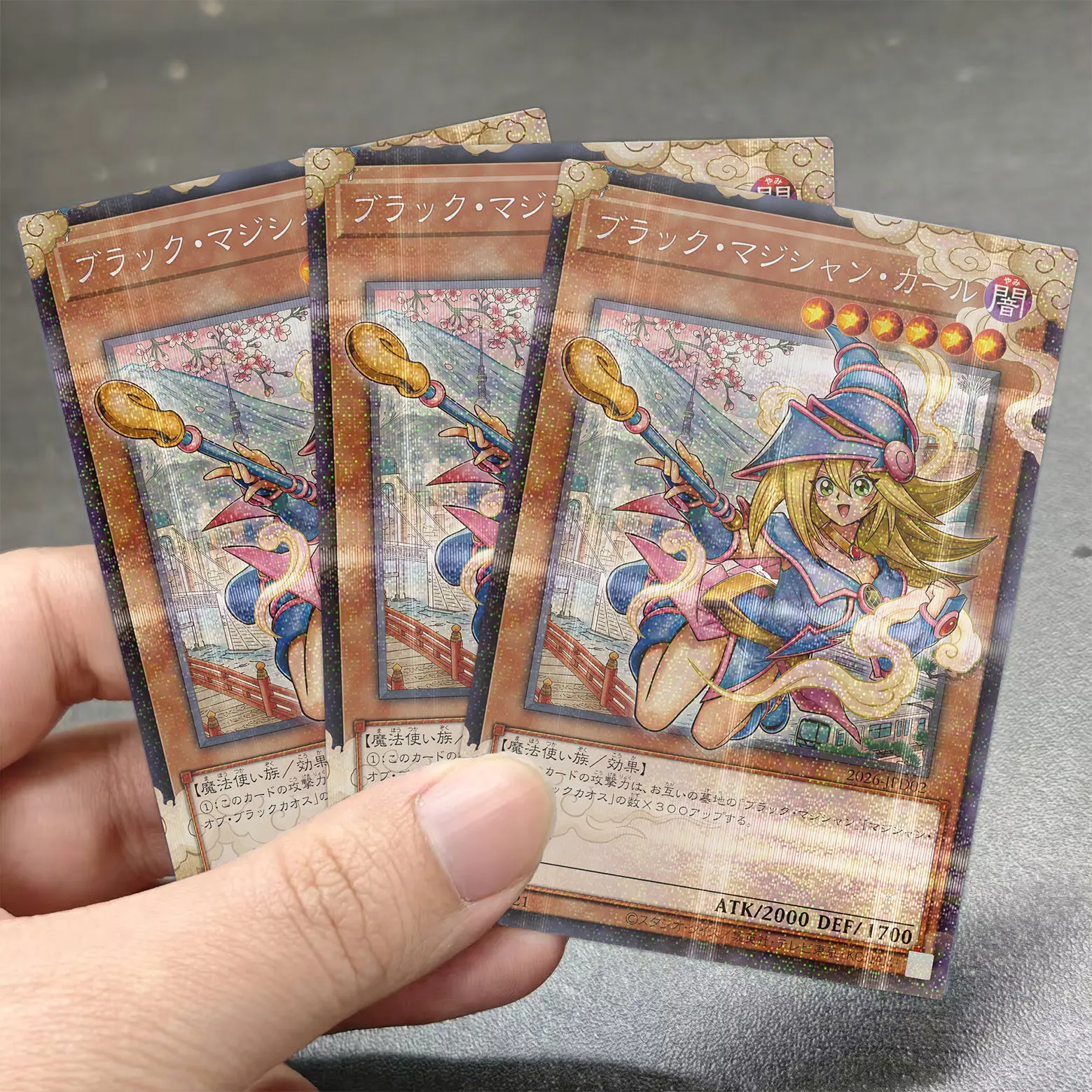 Фото Сделай сам: Ю-Ги-О! Карта Dark Magician Girl (Японская, не в рамке) ATK/2000 DEF/1700 GMR, лимитированная серия, NPR Game Universal N Card №2