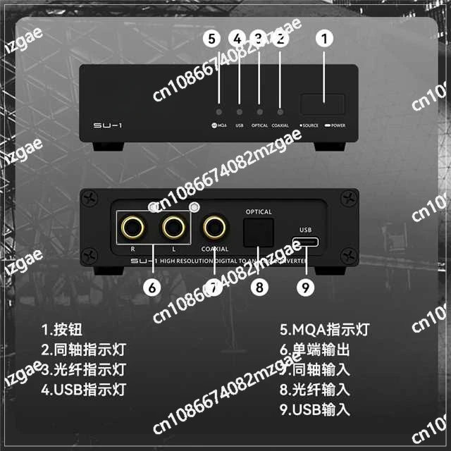 Аудиодекодер SU1 Hi-Fi Fever Dac декодирование AK4493S стабильный звуковой эффект