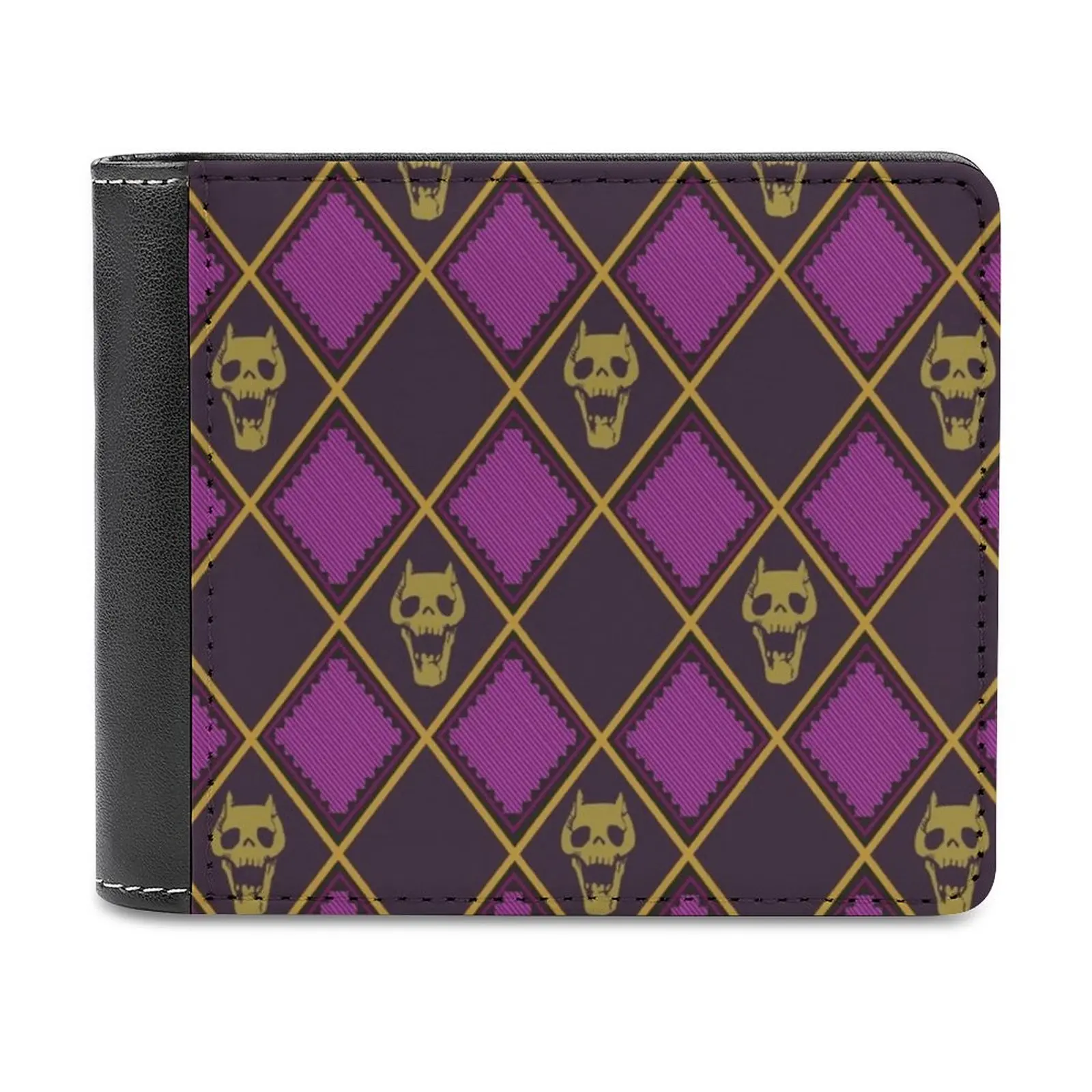 

Мужской кожаный кошелек от кусания пыли, тонкий кошелек, женские кошельки, сумка для денег, убийца королевы, кусает пыль, персонализированный кошелек Jj Jjba