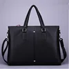 Business Genuine Leather Men Briefcase Cowhide 14-Inch Laptop Bag Casual Shoulder Bag Male Large Capacity File Bag 1
