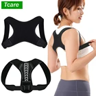 Регулируемый Корректор осанки Tcare для мужчин и женщин, повязка на плечи и поясницу, поддержка коррекции осанки