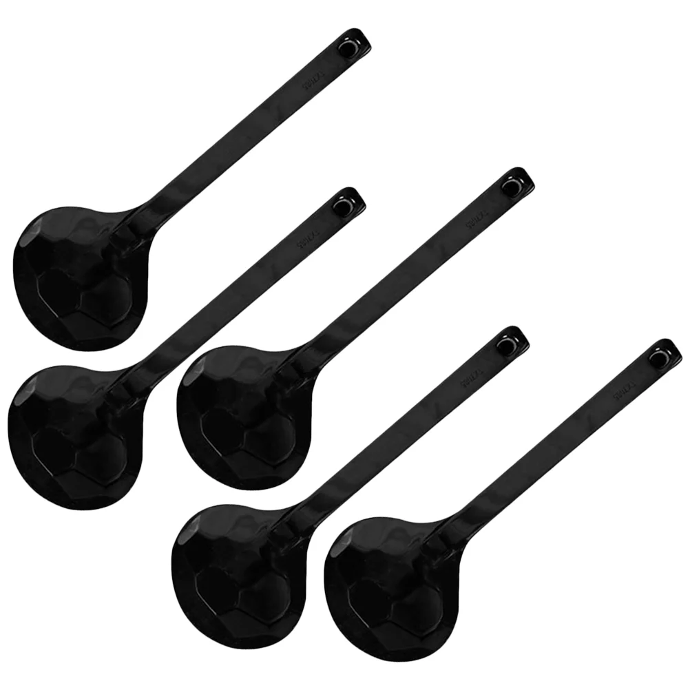 

5pcs Melamine Turtle Shell Spoon Soup Spoons Restaurant Tableware Ramen Spoons