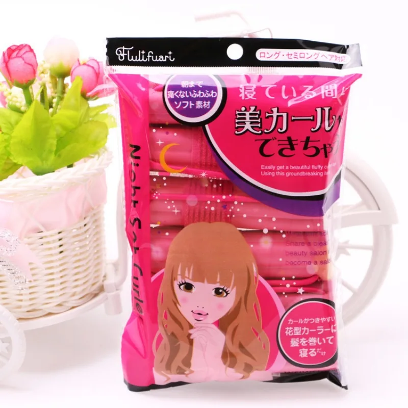 6 шт. самоклеящиеся щипцы для завивки мягкая губка парикмахерские бигуди