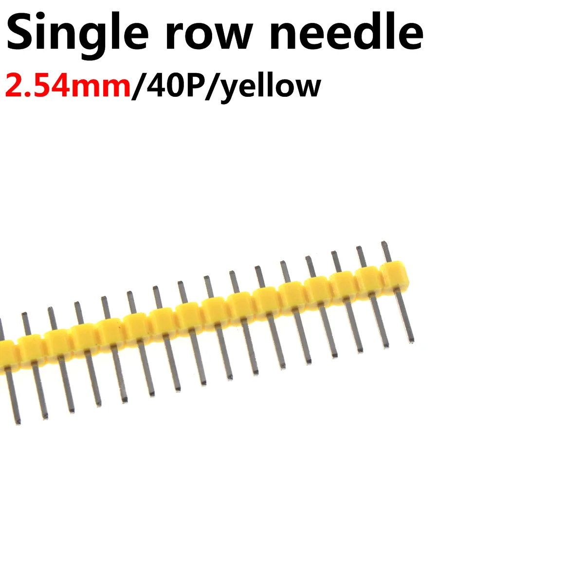 

20/10/5/2 шт. 1x40 2x40 штырьков 2,54 мм Прямоугольный Однорядный Двойной строчный стандартный 90 градусов игольчатый соединитель 2,54 мм 1*40 2*40