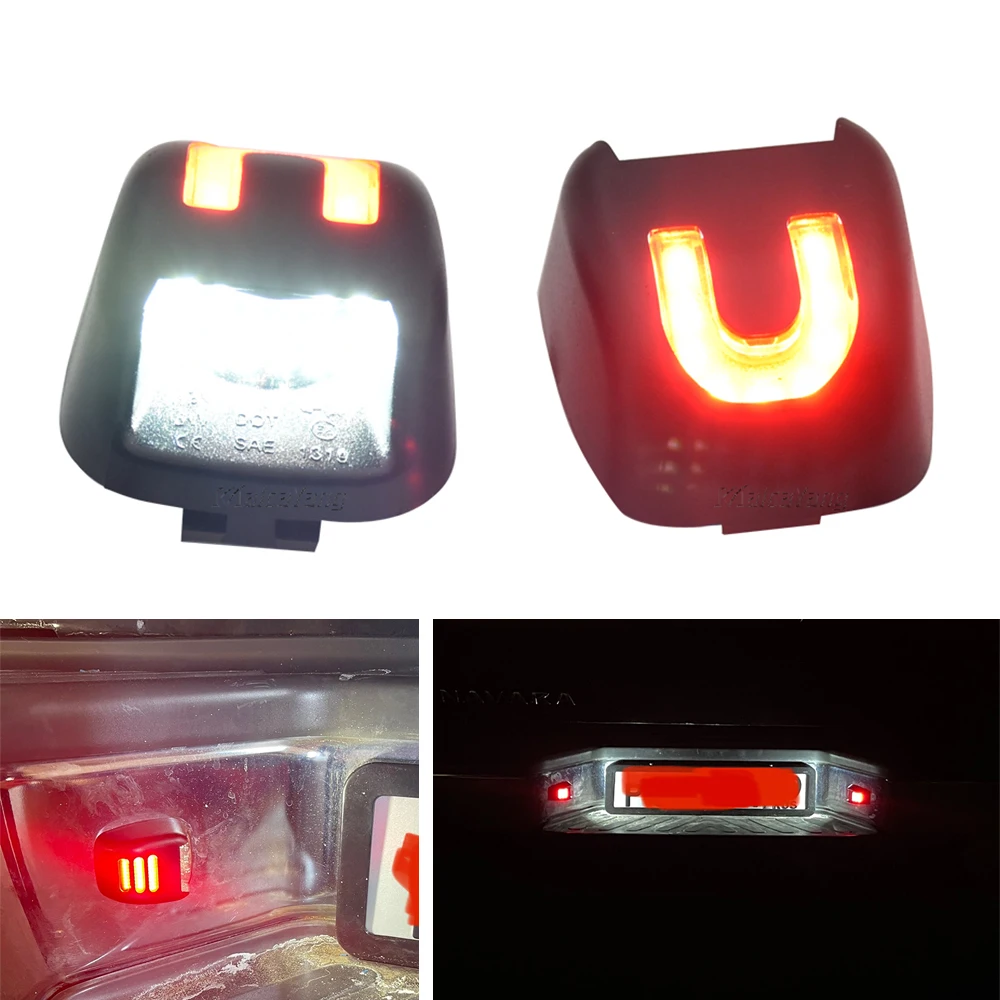 

2Pcs For Nissan Titan Xterra Armada Frontier Suzuki Equator LED License Number Plate Light lamps Rear Tailgate Running Lamp