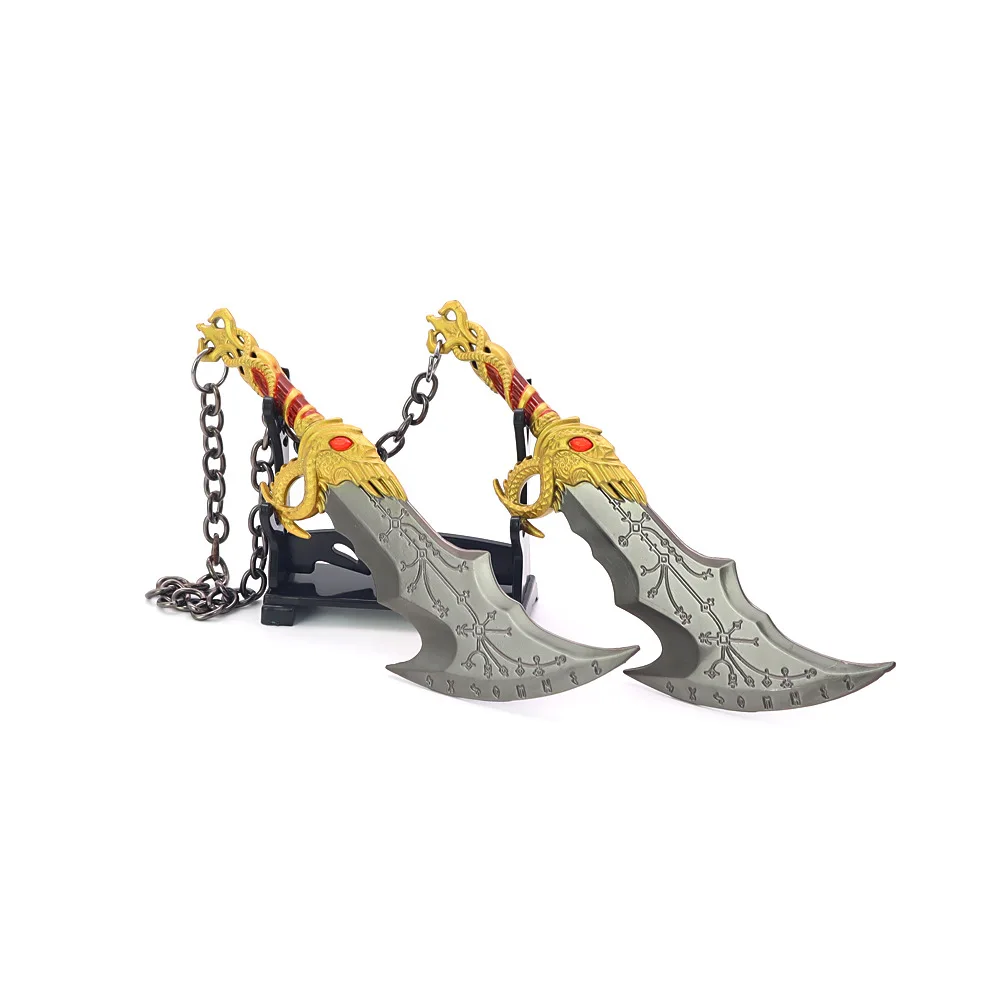 15 см God of War Blade of Chaos, цельнометаллическая модель оружия, фигурка Кратоса, меч, игрушка, ремесла, украшения, фигурка, коллекции подарков (art.: 3920cf3a5bbbe) - 3920cf3a5bbbe