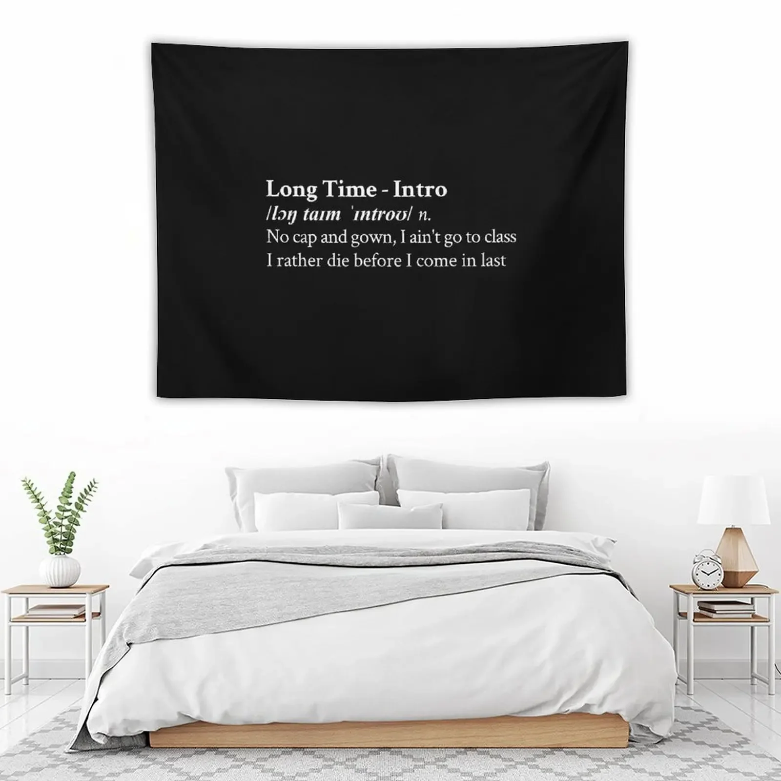 Long Time (Intro) by Playboi Carti Гобелен Эстетическое украшение комнаты Эстетический декор