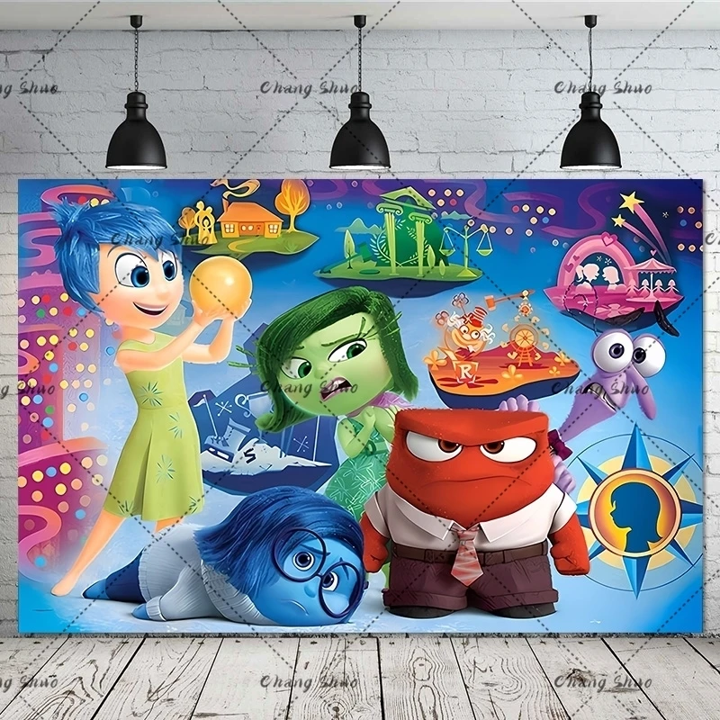 Фон для фотосъемки с изображением грустного мороженого и страха вечеринки в