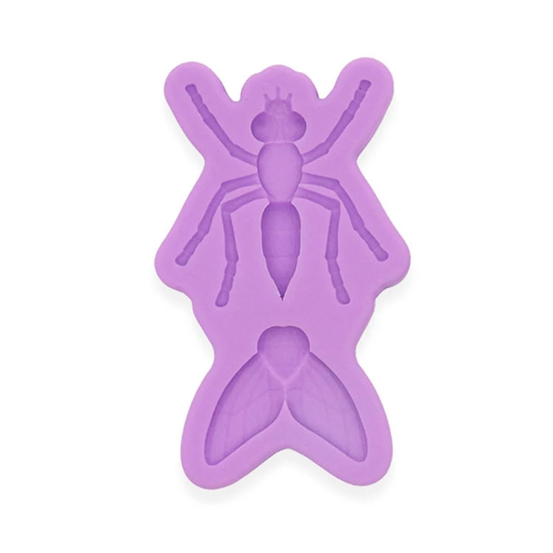 

Fly Fondant Silicone Mould Animal Sugarcraft Cake Decor Cupcake Topper Epoxy Resin Mold Insect Liquid Silicone Mold Tool