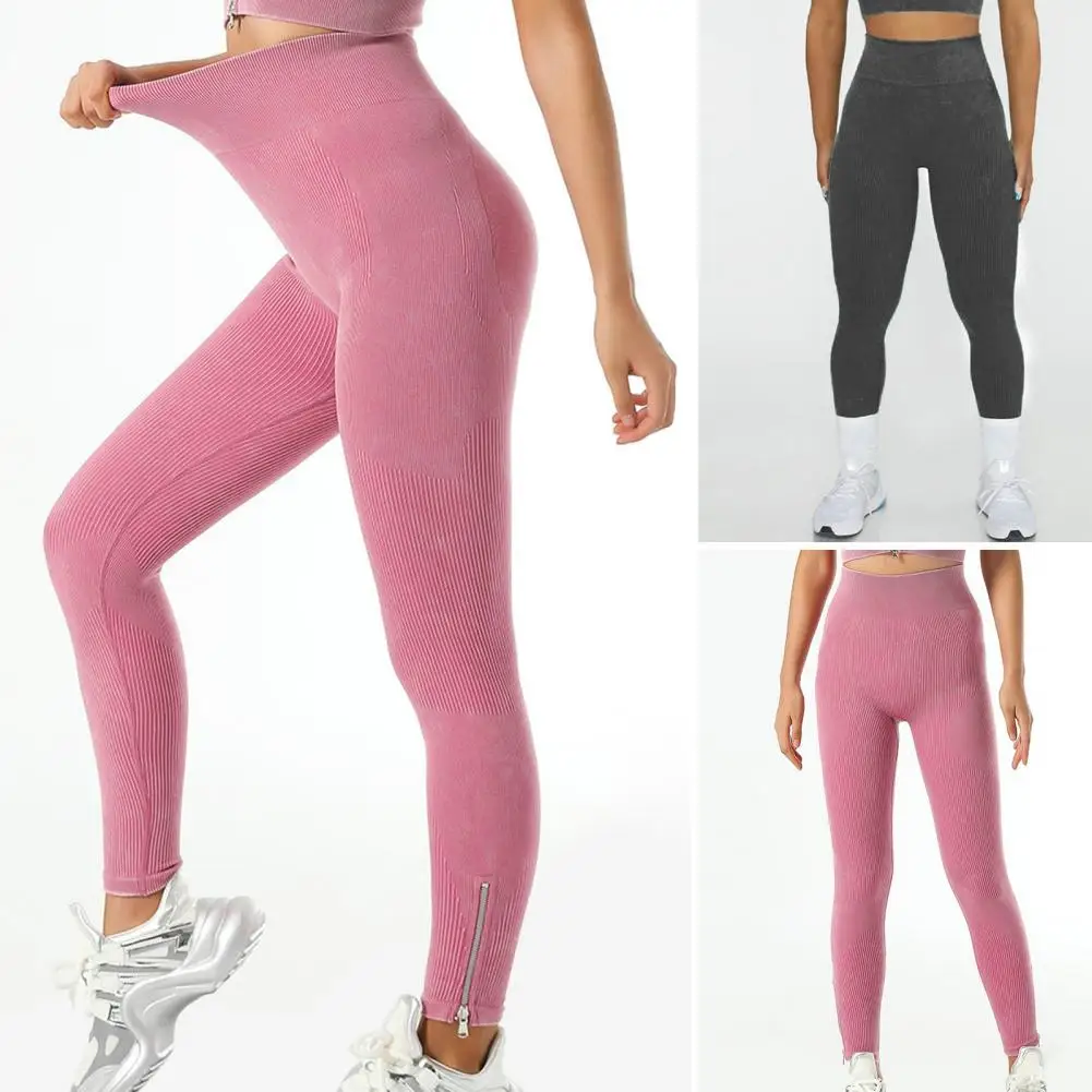 

Skinny Sweatpants High Waist Tummy Control Yoga Pants Butt-lifted Skinny Compression for Women Soft Breathable Elastic Sports
