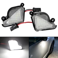 12v car puddle welcome door lamp rear view mirror light led t10 w5w kit auto accessories for skoda octavia 3 2 superb error free