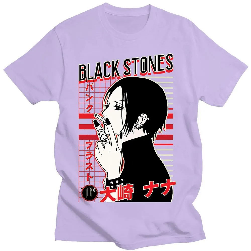 

Funny Nana Osaki T Shirt Men Short Sleeve Harajuku Anime Manga T-shirt Streetwear Tees Tops Soft Cotton Oversized T-shirts