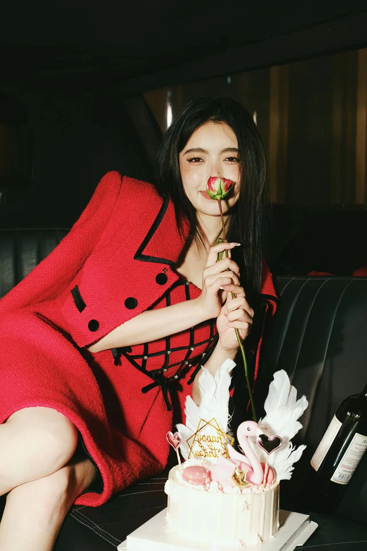 Lingzhiwusis французский винтажный красивый уникальный Блейзер платье комплект топ