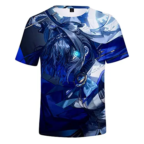 Ouro Kronii Merch 3D Tee T-Shirt Spring Summer Men/Women Street Clothes Shirt Streetwear Kawaii T Men Clothing