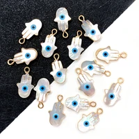 natural sea shell pendant white palm shaped shell strap diy jewelry making earrings necklace bracelet accessories charm