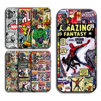 avengers marvel phone cases for samsung galaxy a21s a31 a72 a52 a71 a51 5g a42 5g a20 a21 a22 4g a22 5g a20 a32 5g a11 soft tpu