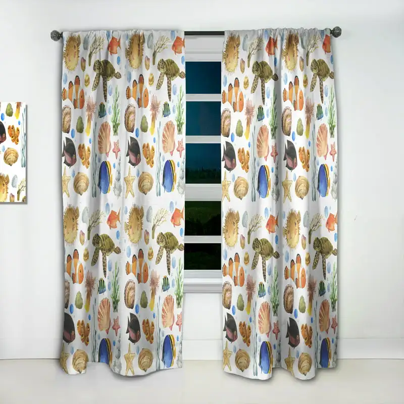 

White Dog Style Stained Glass Window Panel, Round Shape, 12 inches Wide