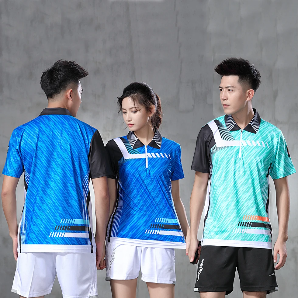 

New 2022 Badminton t-shirts Men/Women ,golf shirt Tennis shirts ,table tennis t-shirt ,Quick dry sports volleyball t-shirts